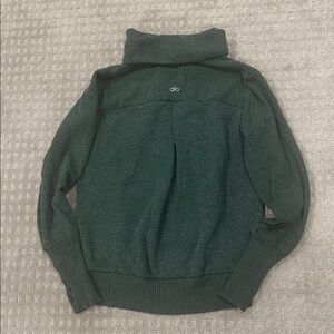 Alo haze sweatshirt cowlneck green size small